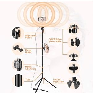 A Ring light that has three different light settings
